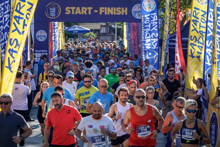Kaş Yarı Maraton heyecanı