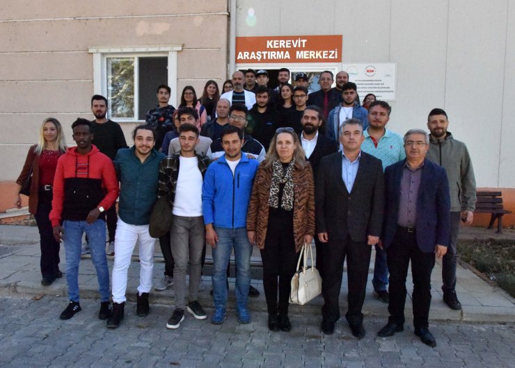 Mühendislik öğrencileri su ürünlerini inceledi