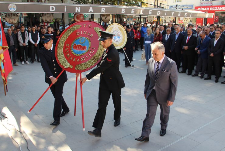 Dinar'da Cumhuriyet Bayramı töreni