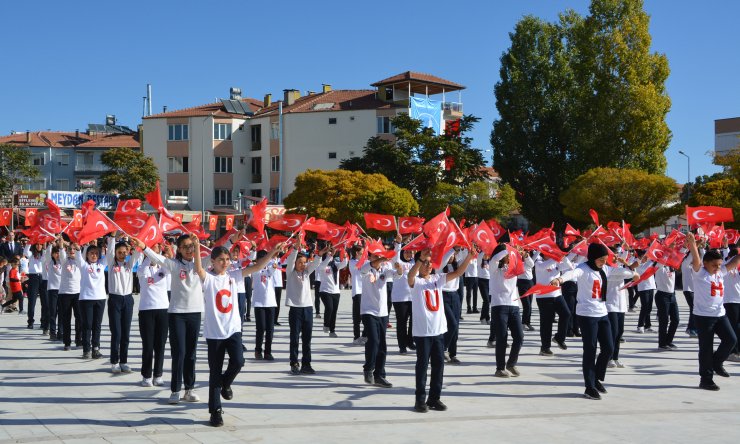 Korkuteli'de 29 Ekim kutlandı