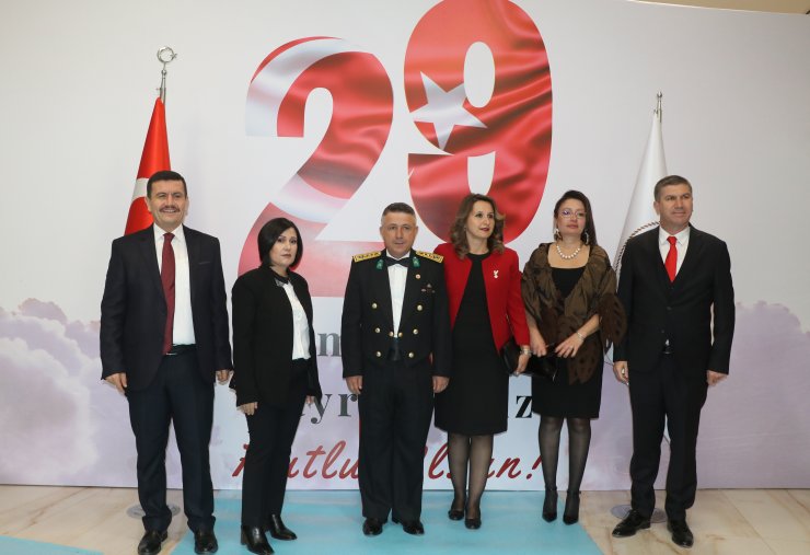 Burdur'da Cumhuriyet Bayramı resepsiyonu