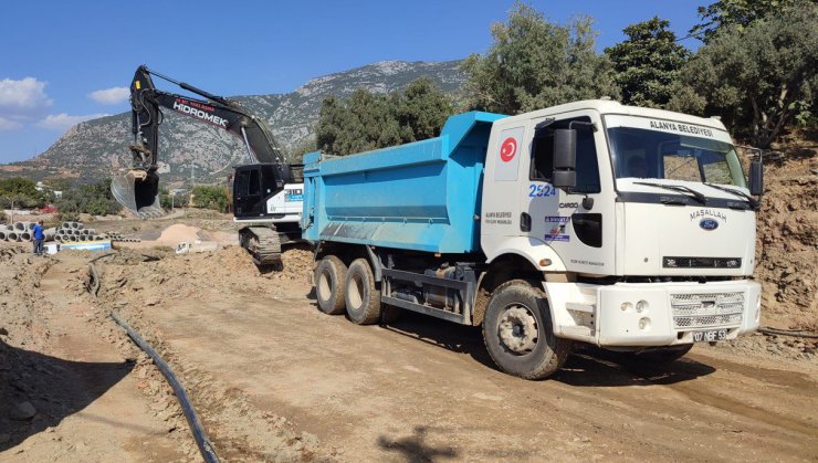Alanya Belediyesi'nden alt yapı çalışmaları
