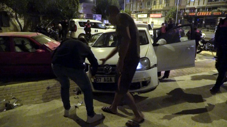 Polisin 'dur' ihtarına uymayan sürücü kaza yapınca yakalandı