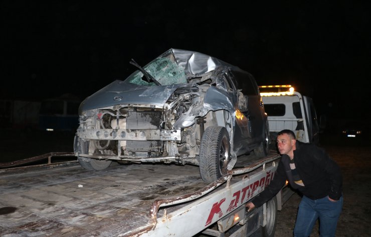 Otomobille TIR çarpıştı: 1 yaralı