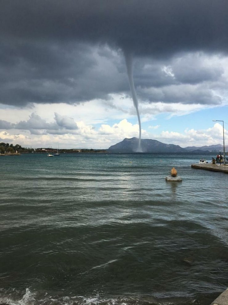 Datça açıklarında hortum