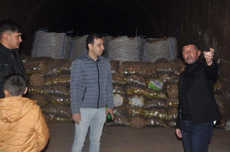 Kaymakam Sülün, doğal soğuk hava depolarını inceledi