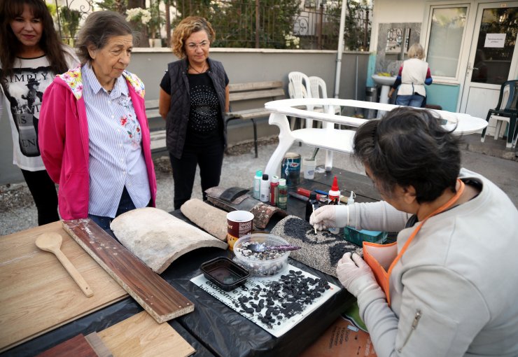 Atık malzemeler sanat eserine dönüştürülüyor