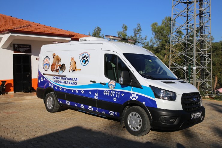 Kaş Belediyesi Sokak Hayvanları Müdahale Aracı hizmette