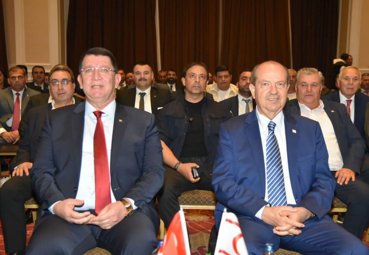 KKTC Cumhurbaşkanı Ersin Tatar Antalya esnafıyla bir araya geldi