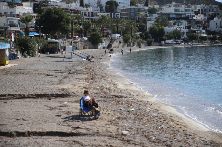 Bodrum'da yağmur bitti, deniz keyfi başladı