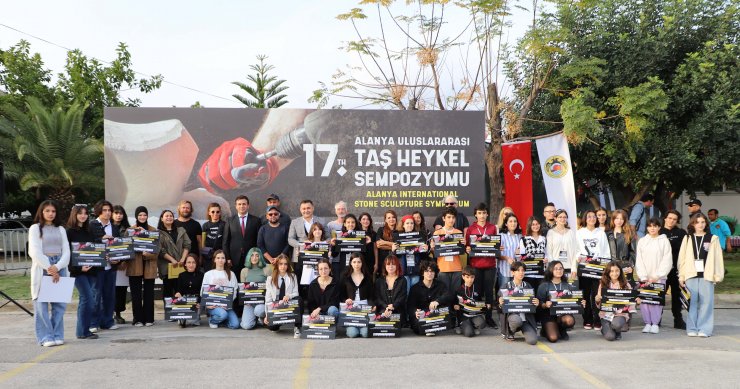 Alanya Uluslararası Taş Heykel Sempozyumu sona erdi
