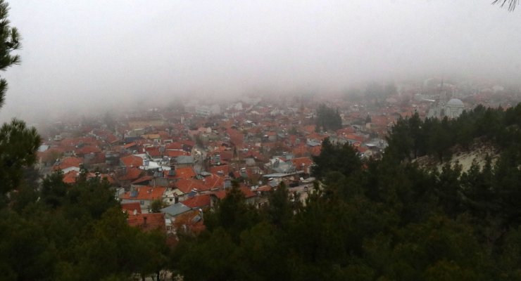 Burdur'da yoğun sis