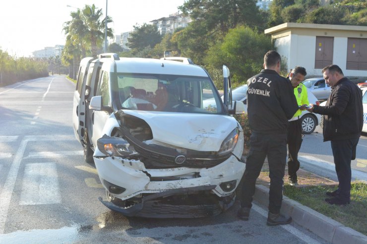 Manavgat'ta trafik kazası 1 yaralı