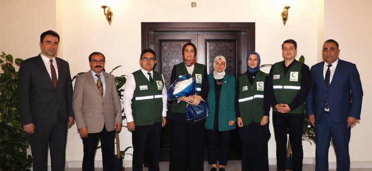 Yeşilay Cemiyeti'nden Vali Yiğitbaşı'na ziyaret