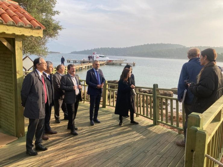Güney Kore Büyükelçisi Lee'den dünyaca ünlü 'Sedir Adası'na ziyaret