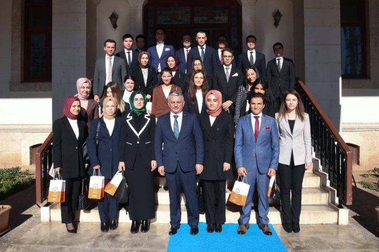 Hâkim ve Savcı adaylarından Vali Yazıcı'ya ziyaret