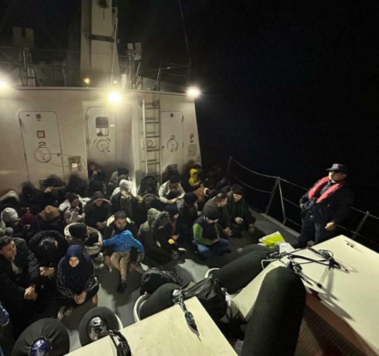 Bodrum'da 70 kaçak göçmen yakalandı, 1 organizatör tutuklandı