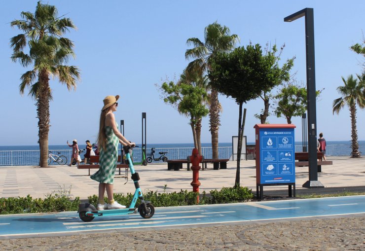 Antalya'da skuter için hız ve yol sınırı