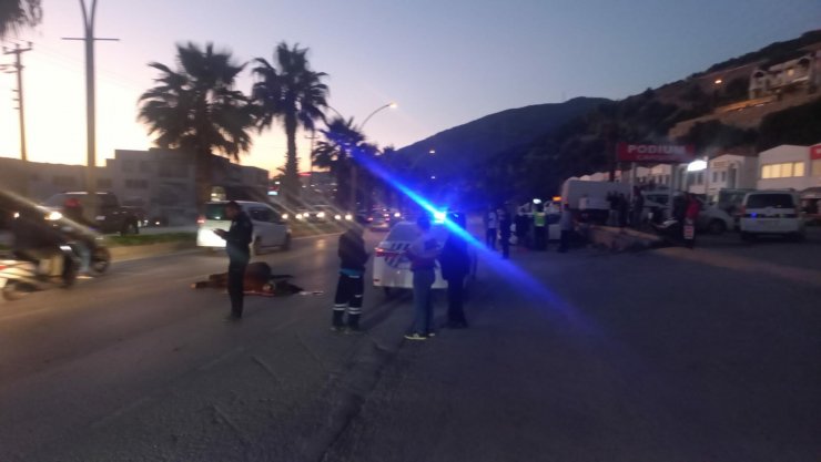 Bodrum'da otomobilin çarptığı at öldü