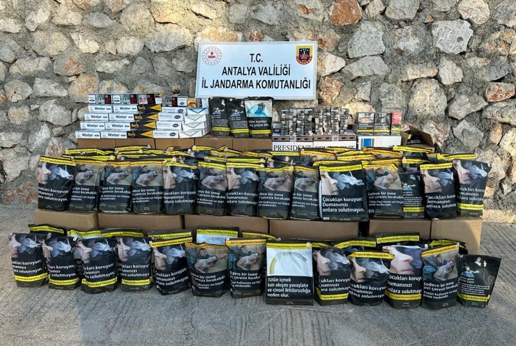 Jandarmadan kaçak tütün operasyonu