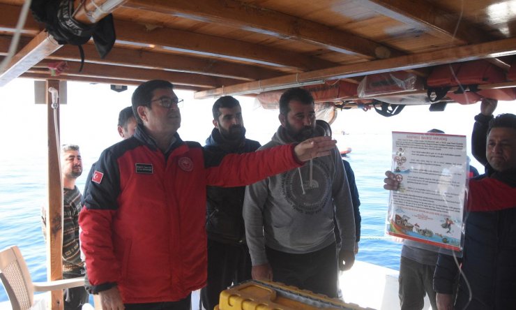 Bodrum'da amatör balıkçılar ve olta balıkçılığı yapan tekneler denetlendi