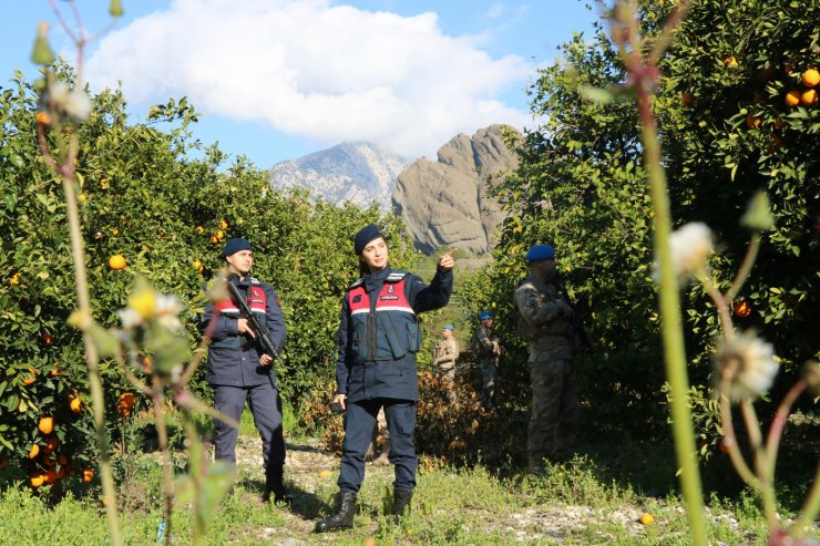 Jandarma komandoların 'narenciye' nöbeti