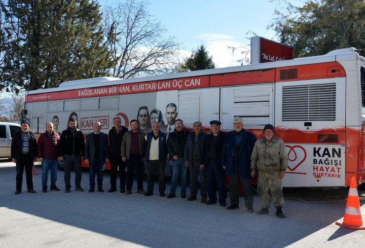 Korkuteli'de 61 ünite kan bağışlandı