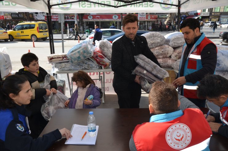 Serik'te yardım seferberliği