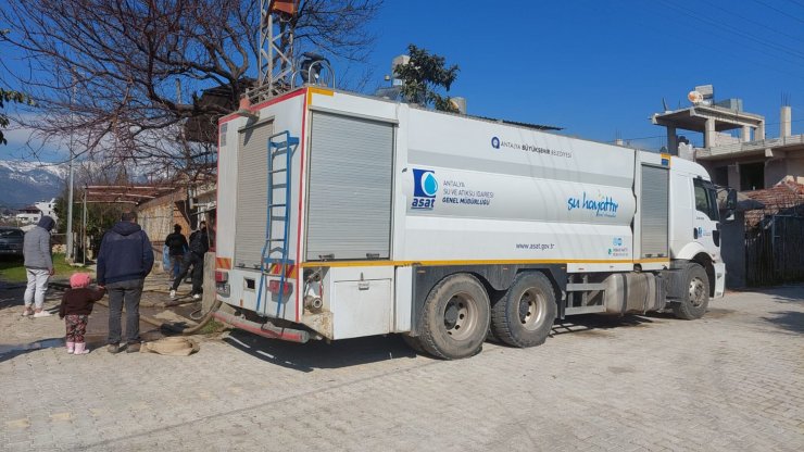 Hatay'ın mahalleleri suya kavuşuyor