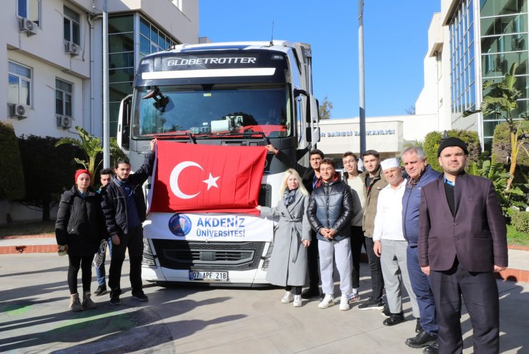 Akdeniz Üniversitesi'nden deprem bölgesine yardım eli