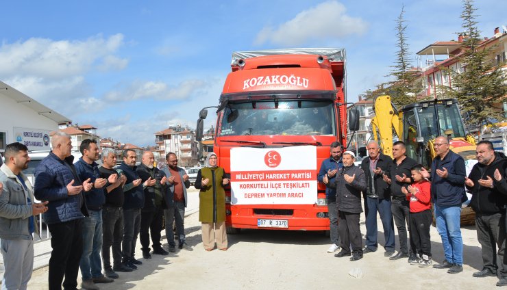 MHP'den deprem bölgesine yakacak yardımı