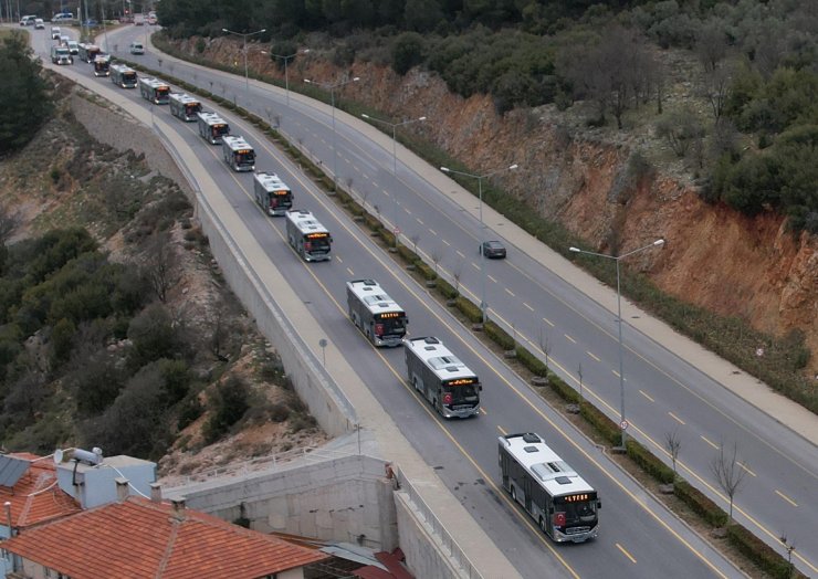 Muğla'ya 60 yeni belediye otobüsü  