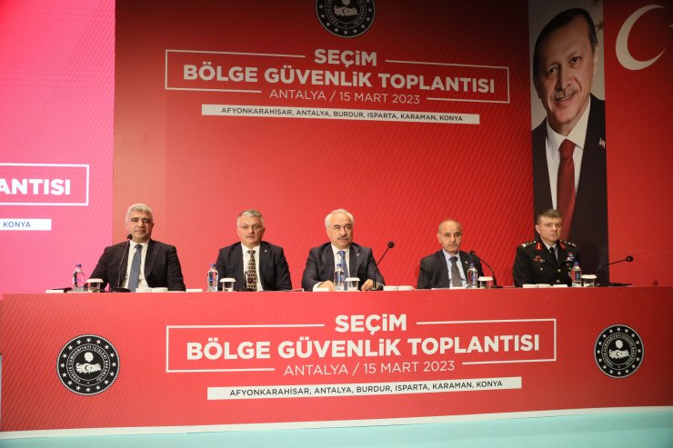 Seçim bölge güvenlik toplantısı yapıldı