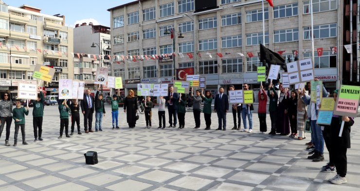 Öğrencilerden Ramazan farkındalık etkinliği