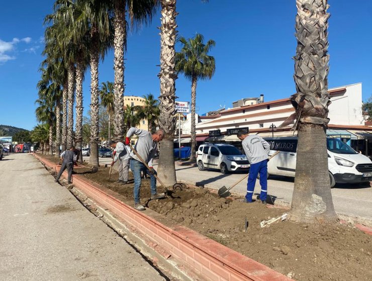 Kemer'de yeni park çalışmaları