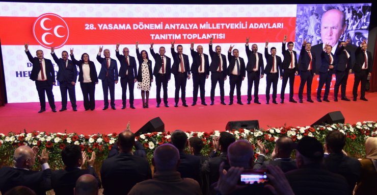 MHP Antalya milletvekili adayları tanıtıldı