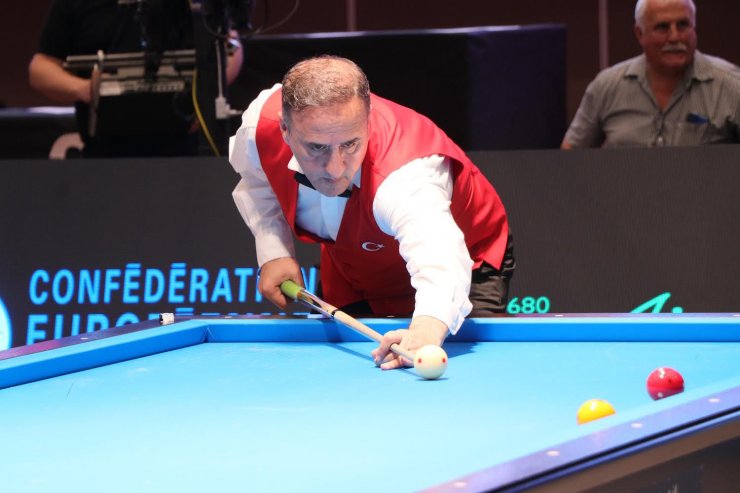 Avrupa Bilardo Şampiyonası’nda 2’nci altın madalya Hacı Arap Yaman’dan geldi