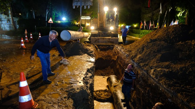 ASAT'tan Belek-Kadriye oteller bölgesinde dev çalışma