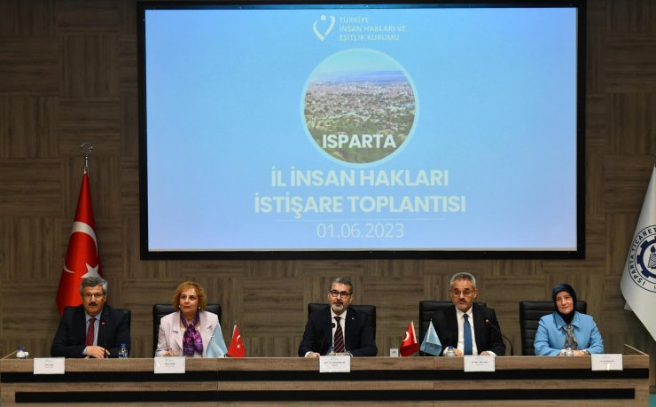 Isparta'da İnsan Hakları İstişare Toplantısı