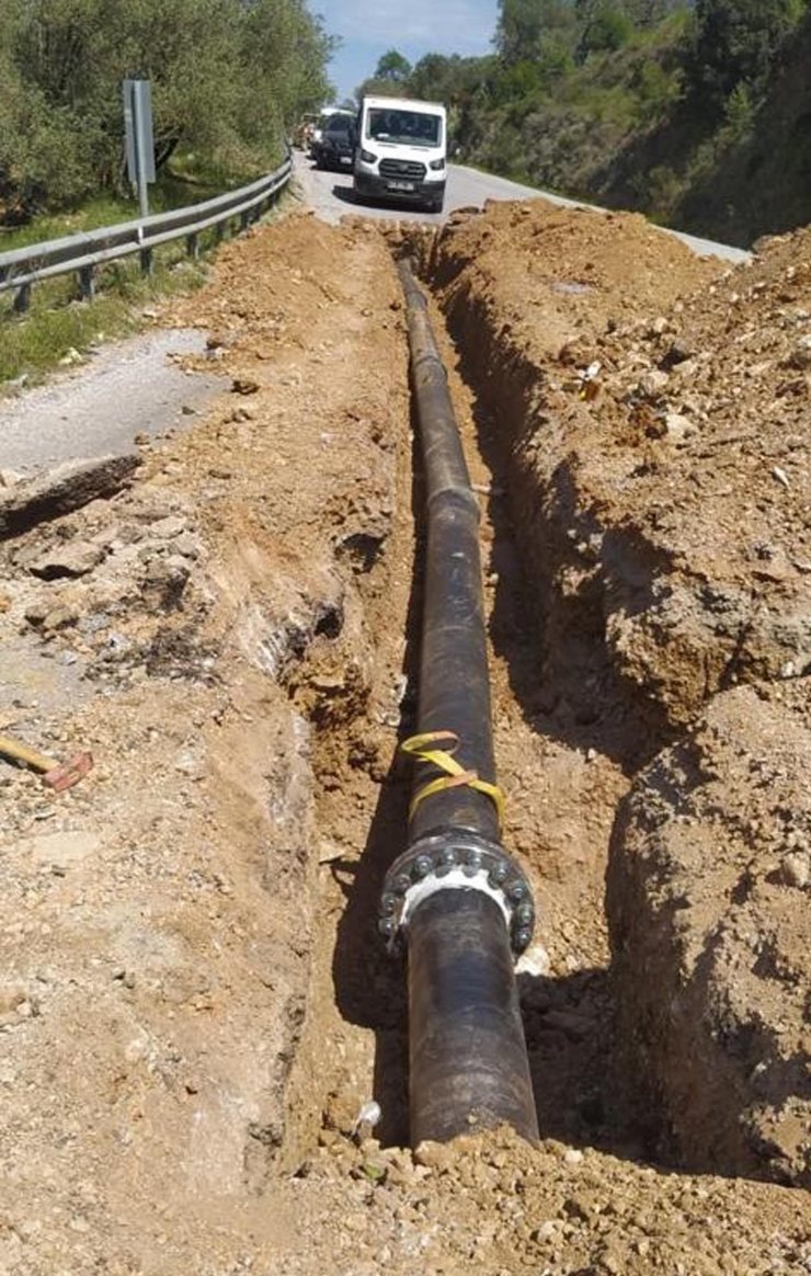 Datça'da 4 mahalleye yarın içme suyu verilmeye başlanacak