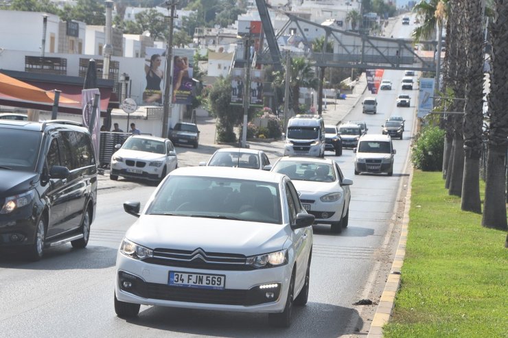 Bodrum'dan 2,5 günde 110 bin araç çıkış yaptı, otellerdeki doluluk oranı yüzde 85'e ulaştı