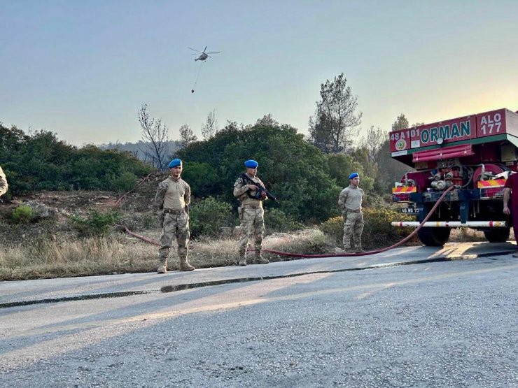 Muğla'da orman yangını (6)