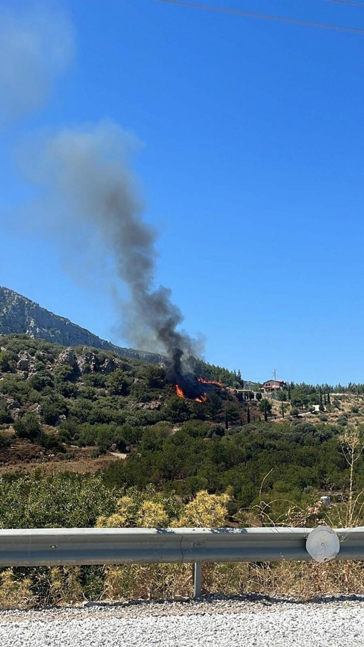 Datça'da orman yangını