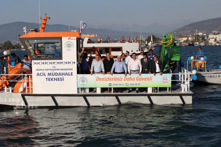 Muğla'da denizlerdeki acil durumlar için 3 tekne hizmete başladı