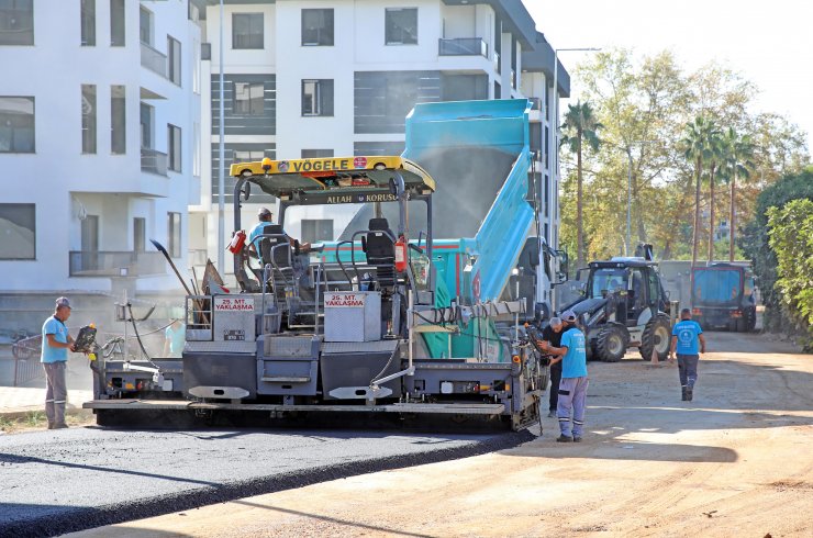 Oba Mahallesi'nde asfalt çalışması tamamlandı