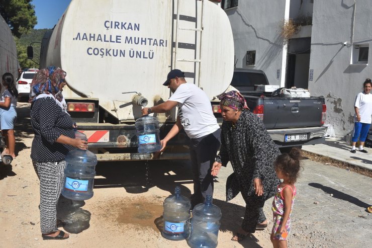 Bodrum'da su sorunu sürüyor, mahalleli çözüm bekliyor