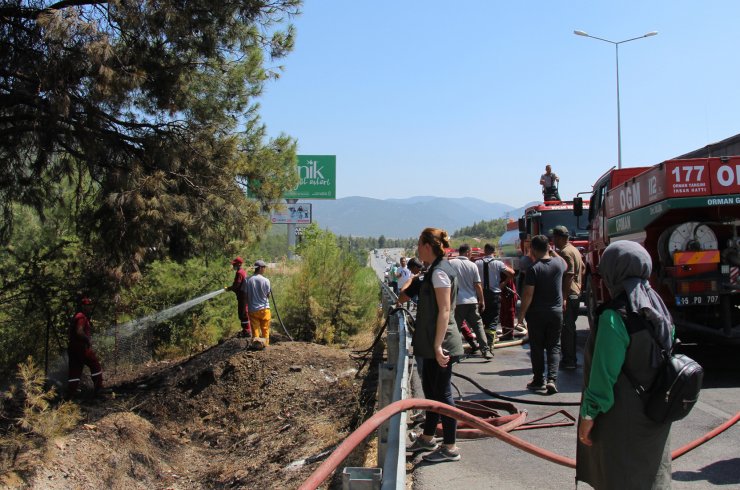 Bucak’ta izmaritten çıkan yangın söndürüldü