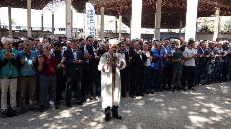 Burdur'da, Filistinliler için gıyabi cenaze namazı